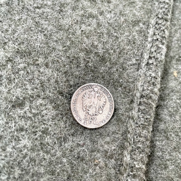 Vintage Boos sweater cardigan dark green - Picture 6 of 7